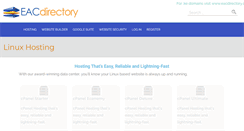 Desktop Screenshot of eacdirectory.com